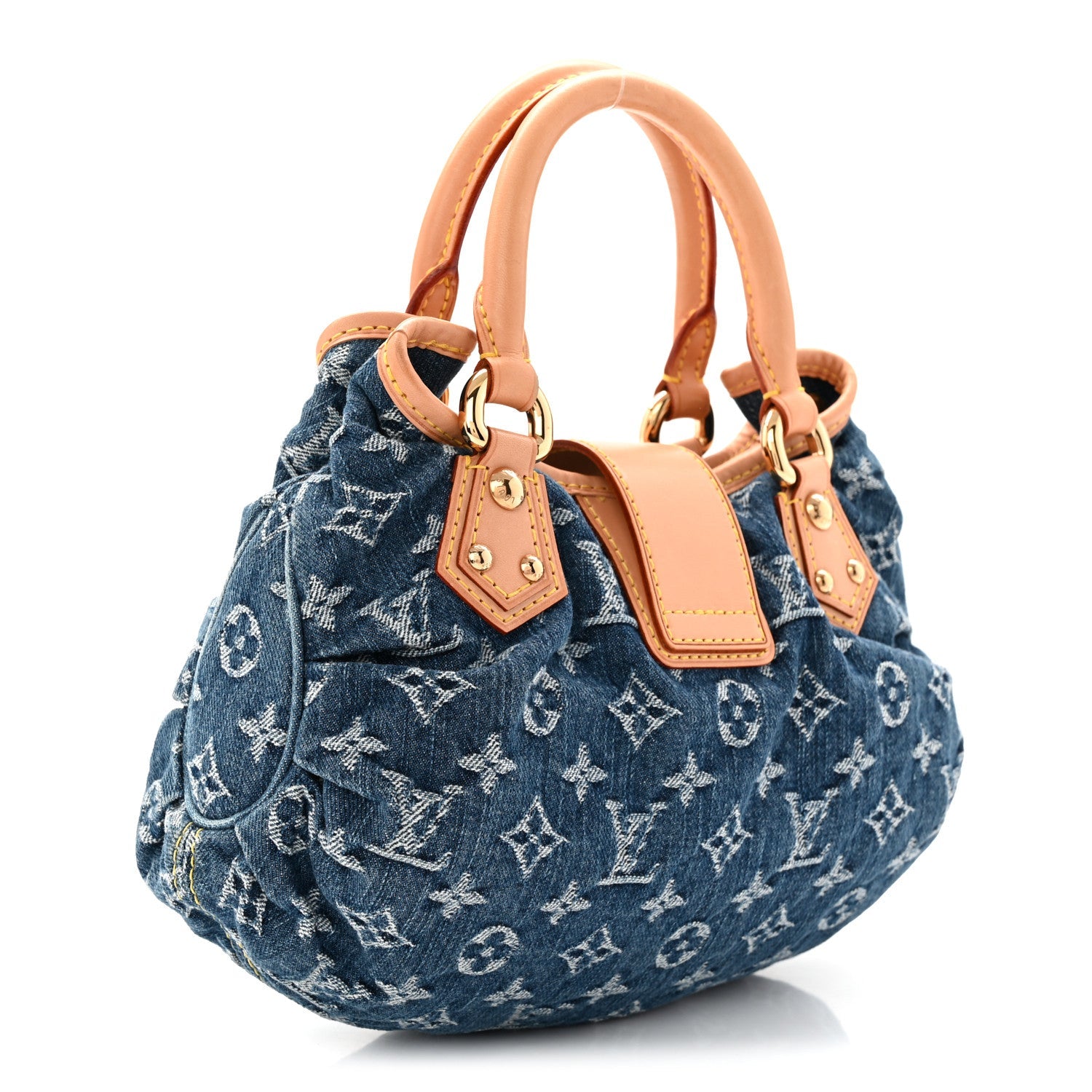 Monogram Denim Pleaty Blue