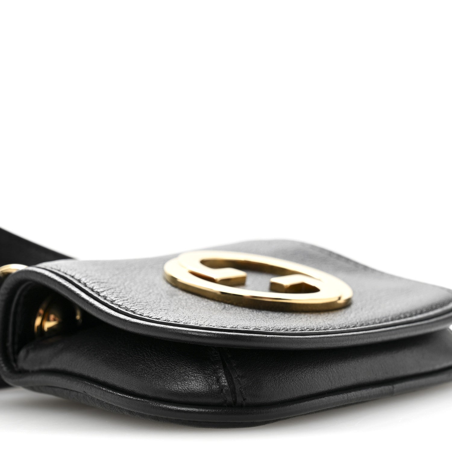 Roxy Calfskin Mini Blondie Card Case Wallet With Strap Black