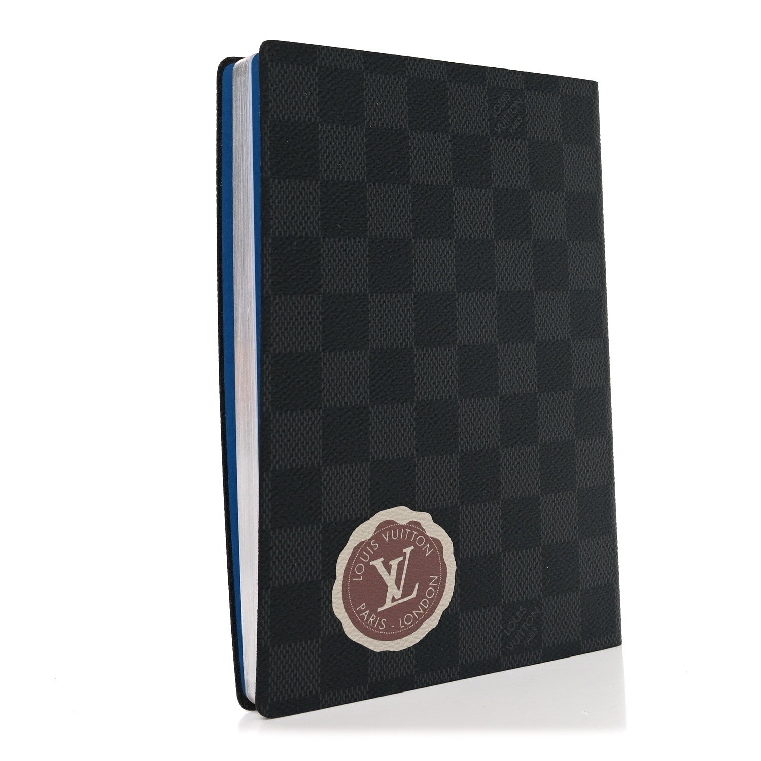 Damier Graphite LV League Clemence Notebook MM