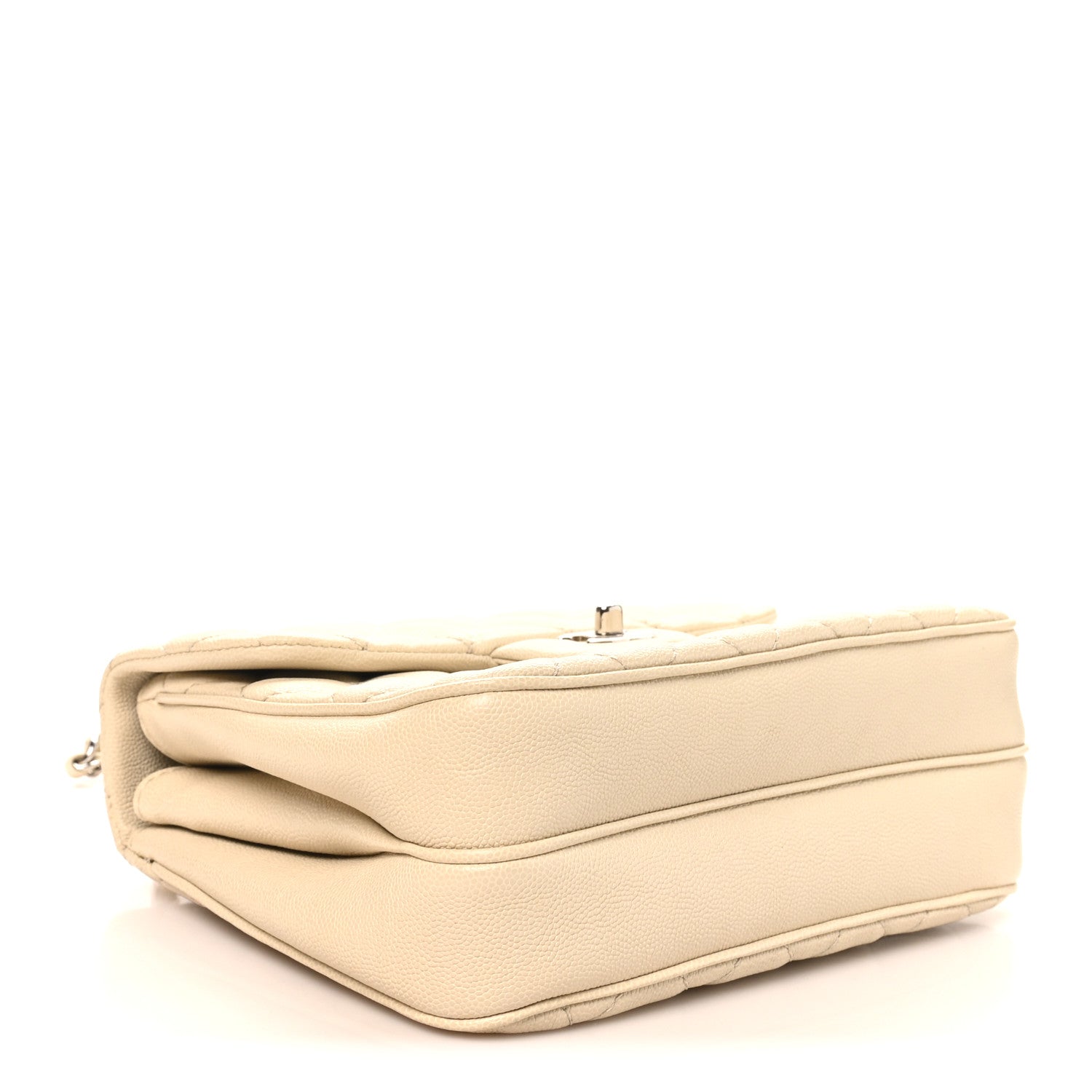 Caviar Quilted Medium Urban Companion Flap Ivory