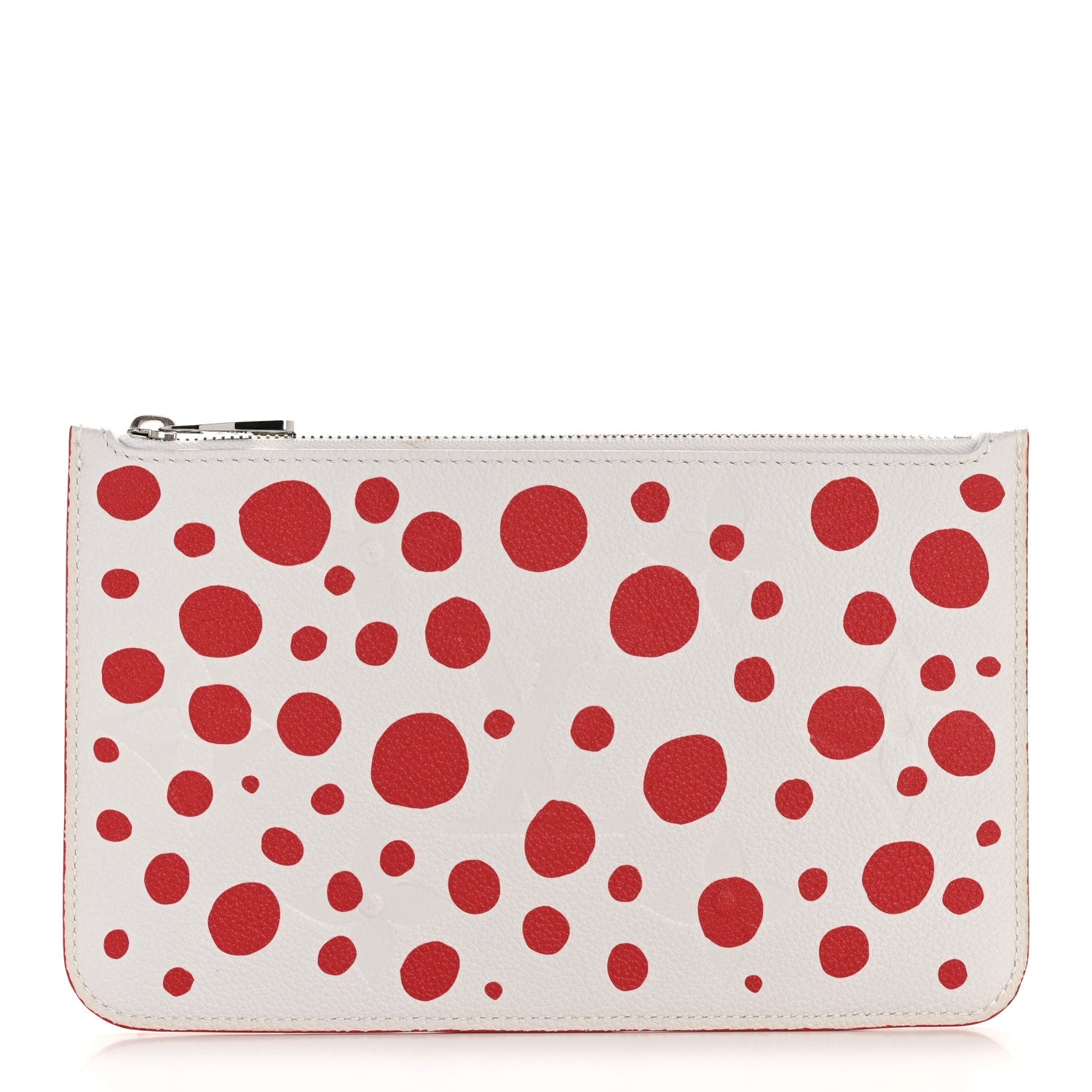 LV X YK Empreinte Infinity Dots Neverfull MM Pochette Rouge White