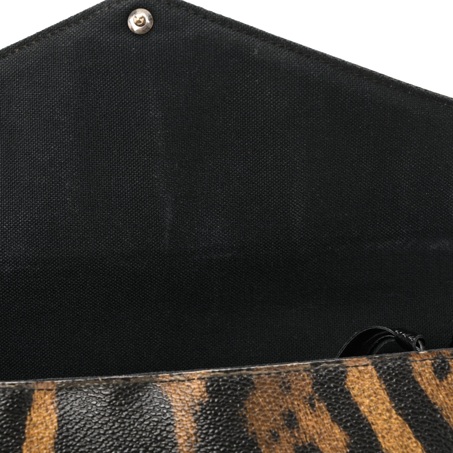 Monogram Animal Print Pochette Felicie Chain Wallet