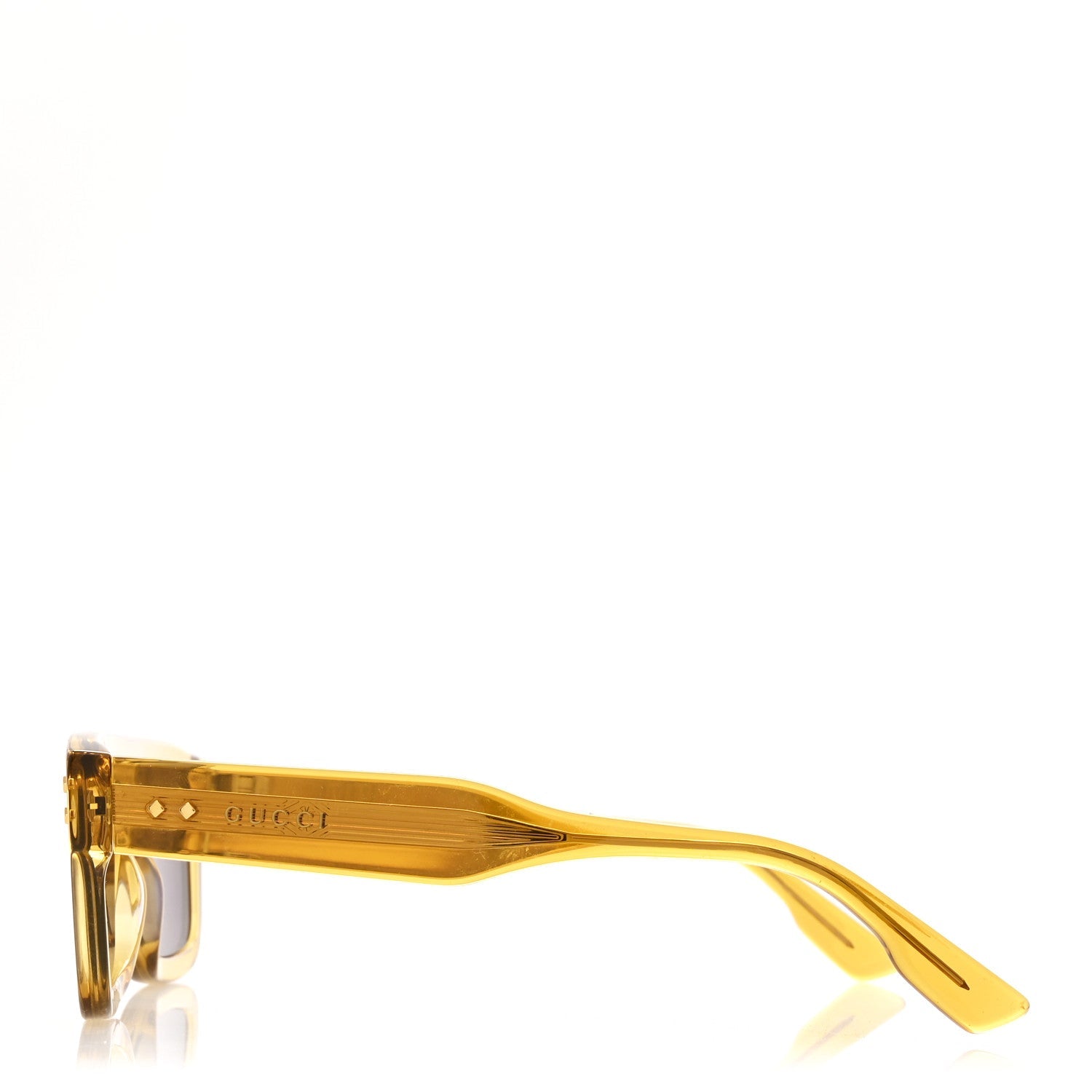 Acetate Square Frame Sunglasses GG1085S Yelllow