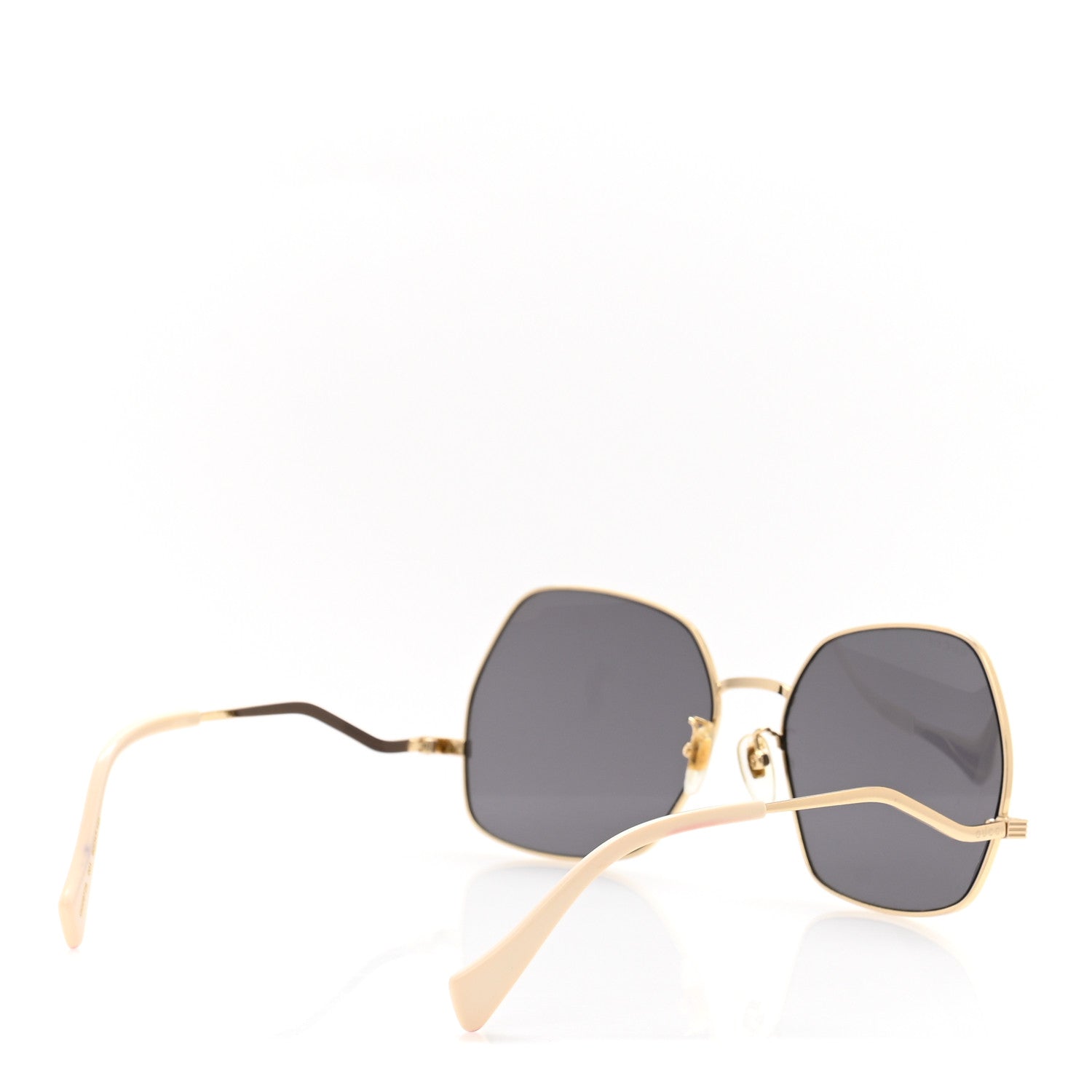 Metal Frame Sunglasses GG0972S Gold Brown