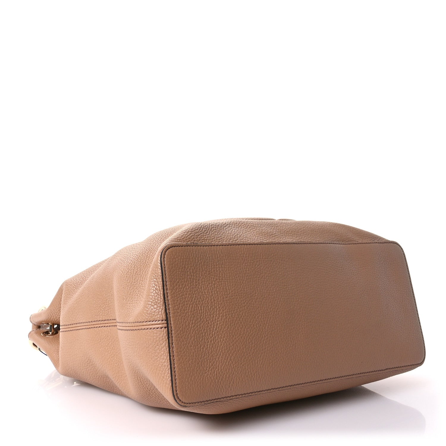 Pebbled Calfskin Large Soho Hobo Camelia