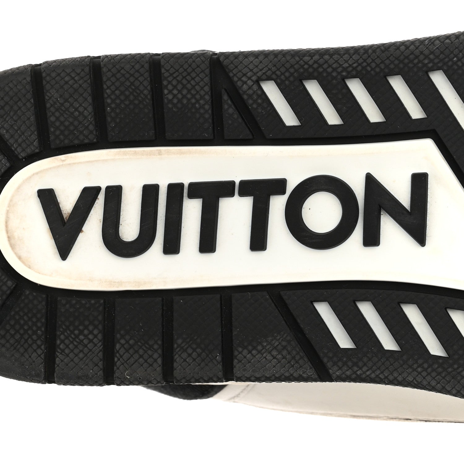Denim Mens LV Calfskin Mesh Skate Sneaker 8 Black