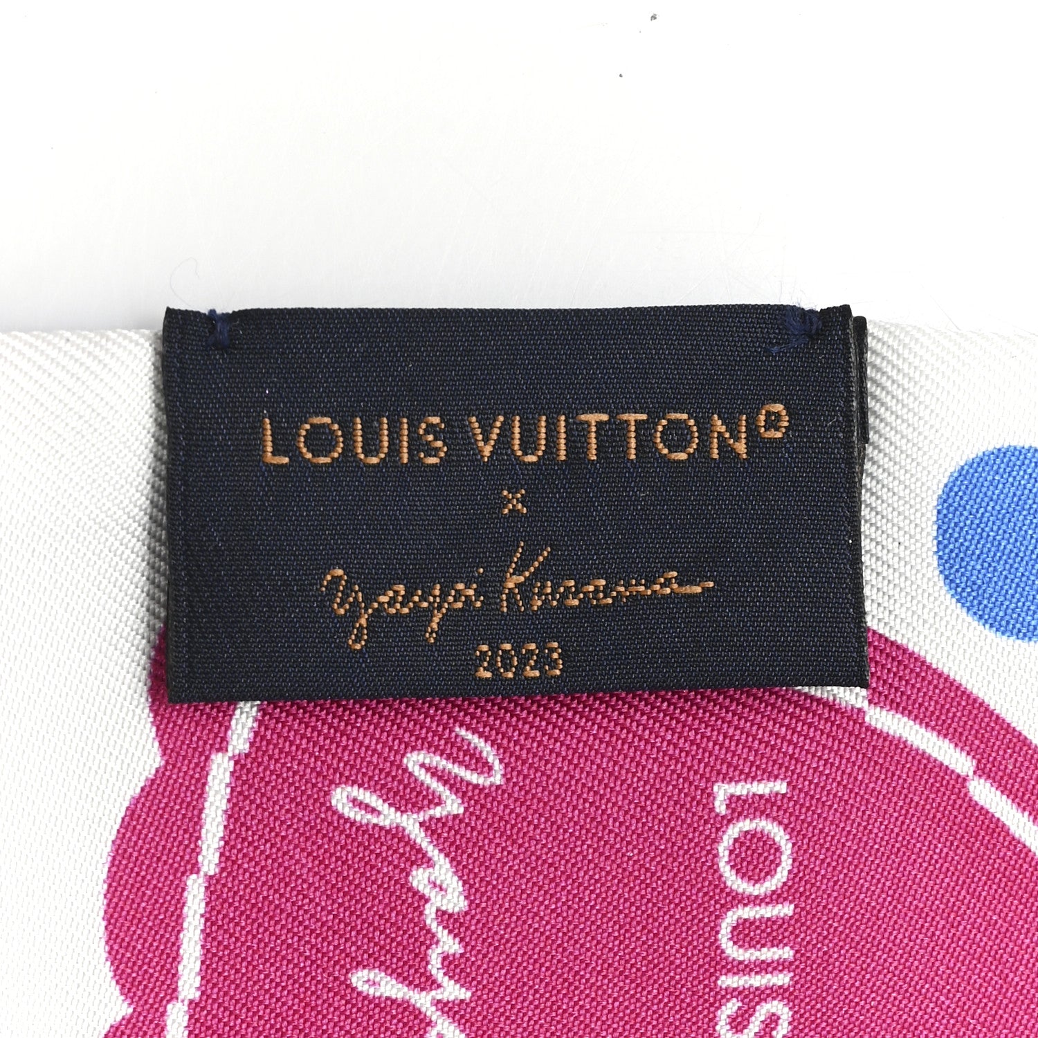 LV x YK Infinity Dots Bandeau Blue White