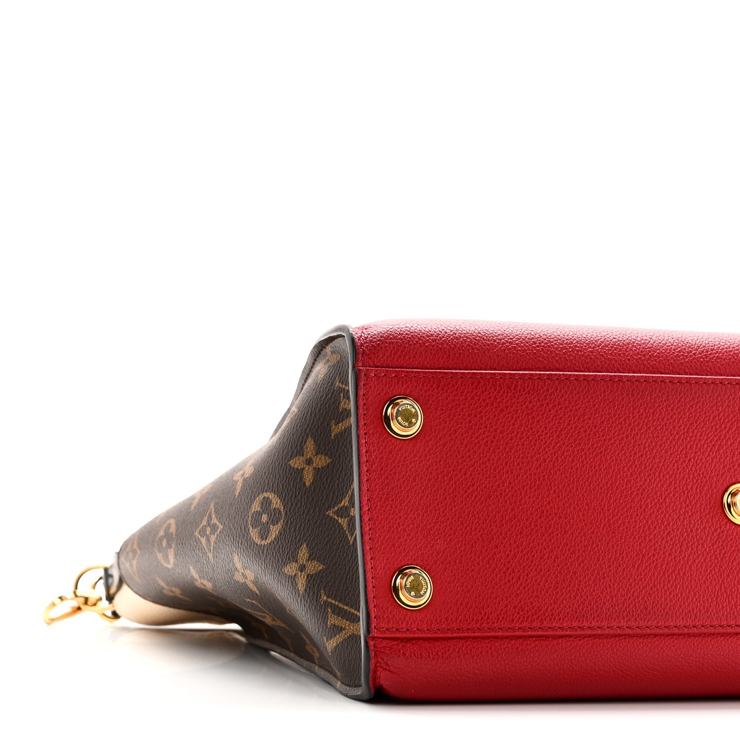 Calfskin Monogram On My Side Pirate Red