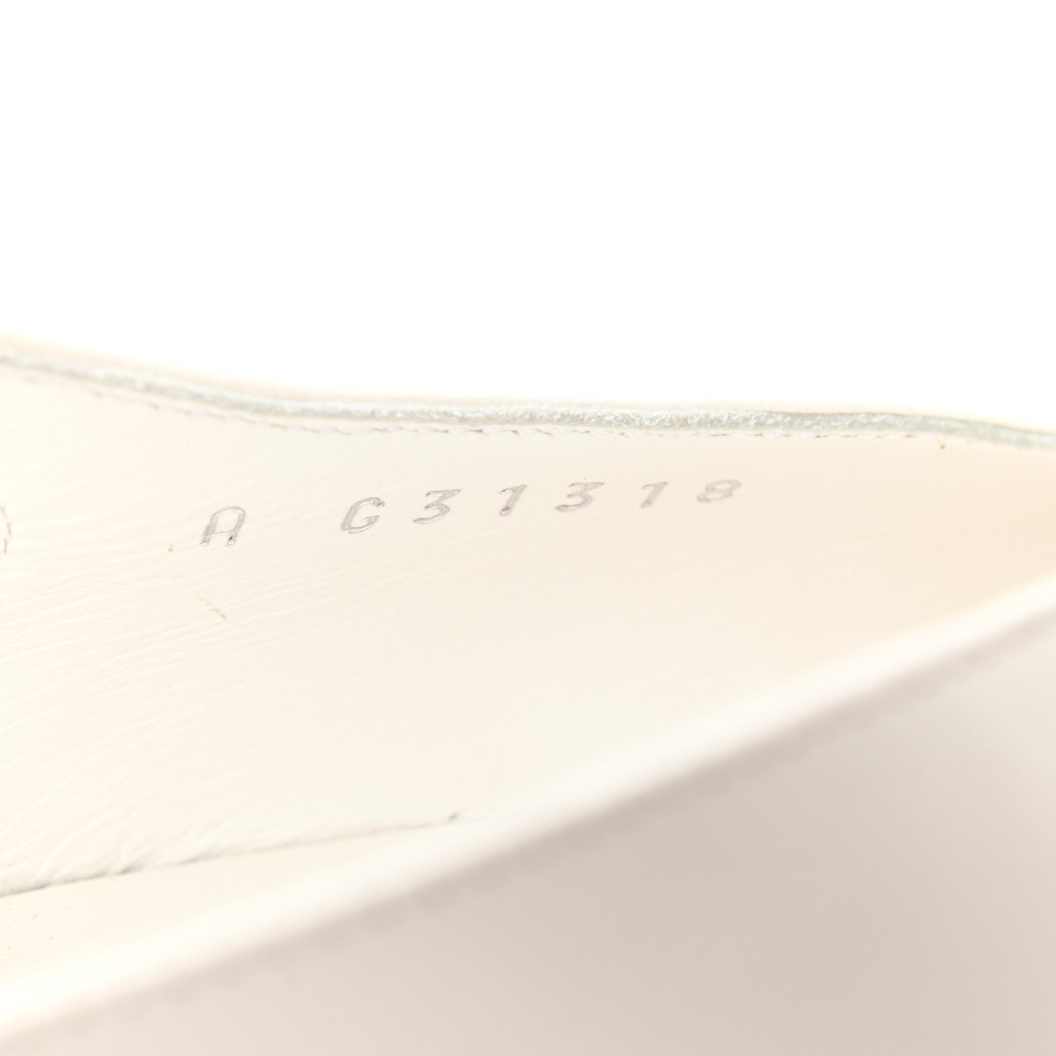 Lambskin Cap Toe CC Slingback Pumps 36.5 White Black