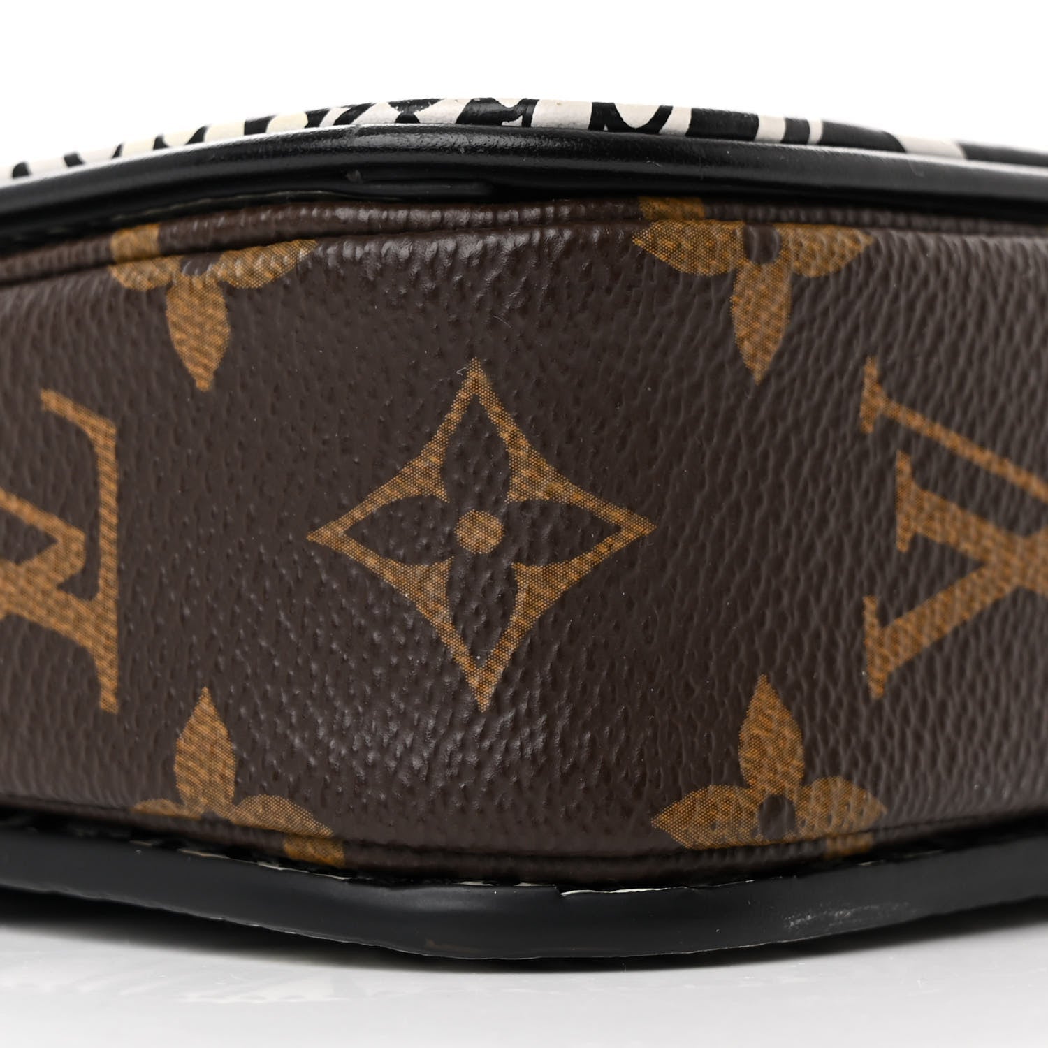 Epi Monogram Floral Pochette Metis Black White