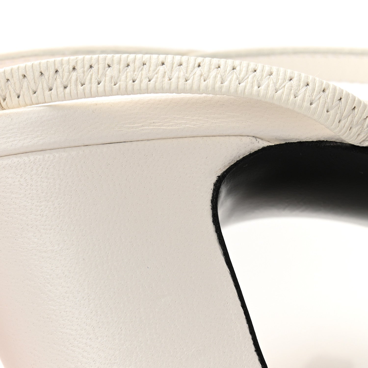 Lambskin Cap Toe CC Slingback Pumps 36.5 White Black
