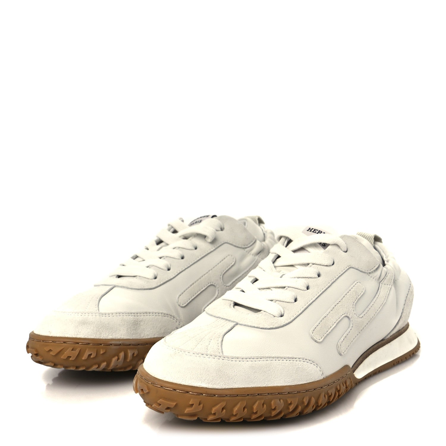 Nappa Suede Goatskin Jet Sneakers 38 White