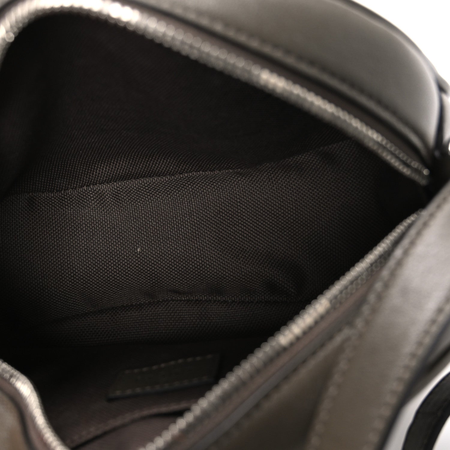 Sakai Be Green Calfskin Diagonal Stitched Mini Blondie Shoulder Bag Craclet Brown