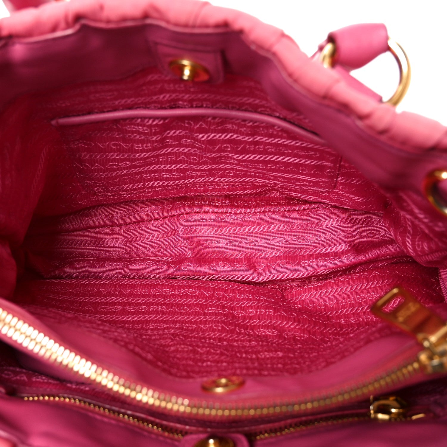 Tessuto Nylon Gaufre Small Tote Petalo