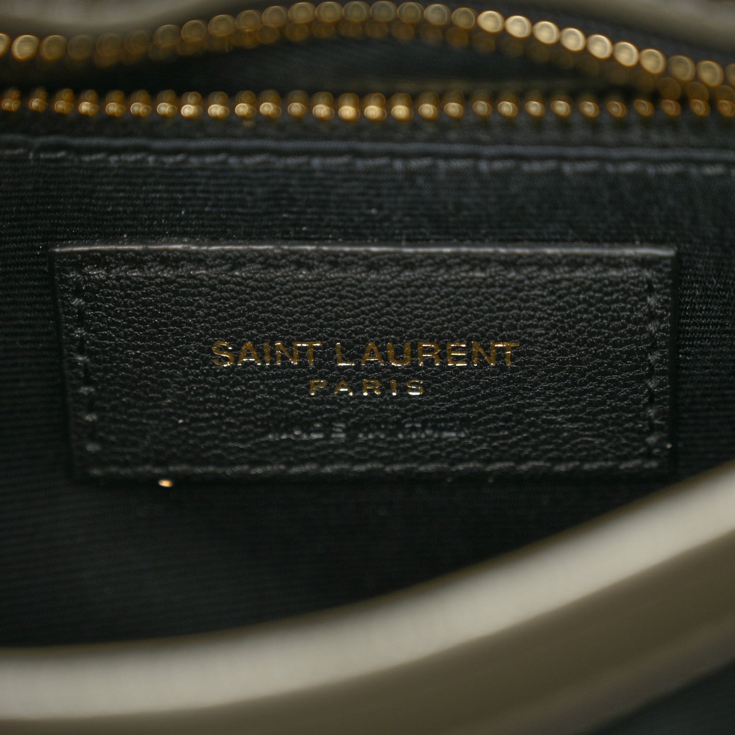 Calfskin Y Quilted Monogram Toy Loulou Crossbody Bag Grey Kaki
