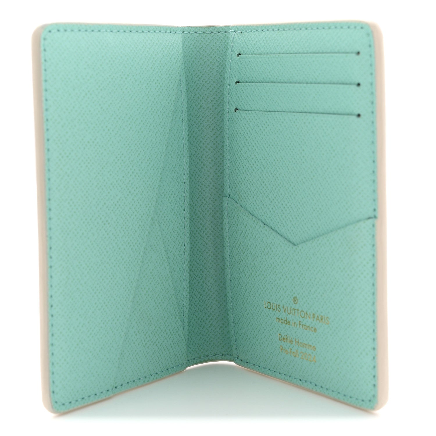 Damier Heritage Pocket Organizer White
