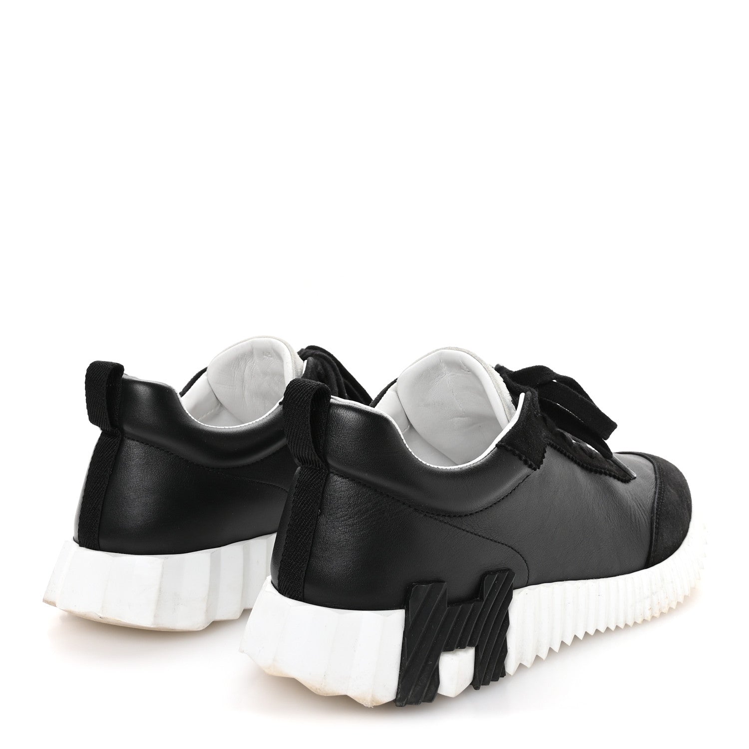 Goatskin Suede Goatskin Mens Bouncing Sneakers 43 Black