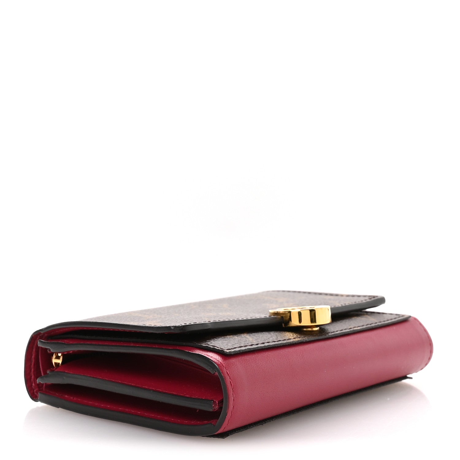 Monogram Flore Compact Wallet Fuchsia