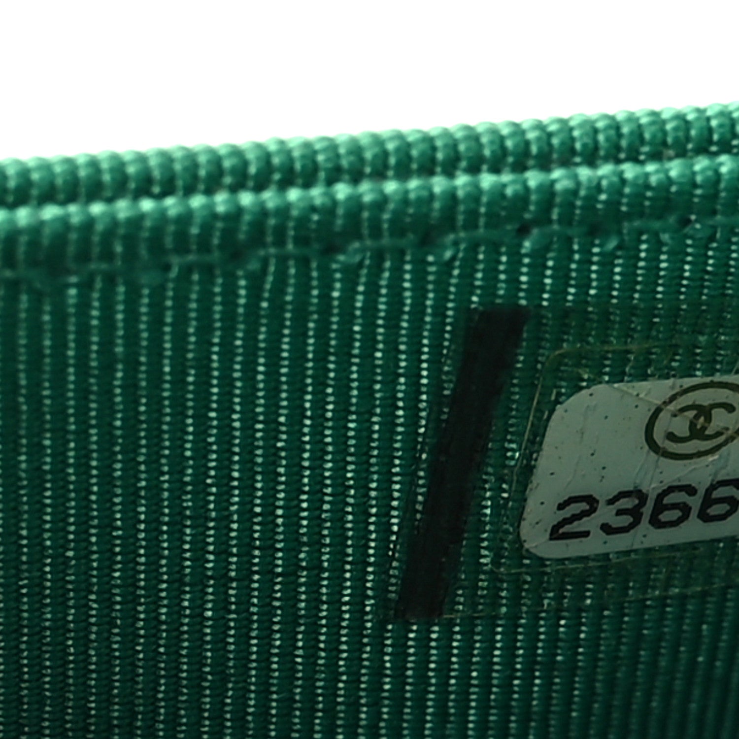 Tweed Fringe Wallet On Chain WOC Black Green