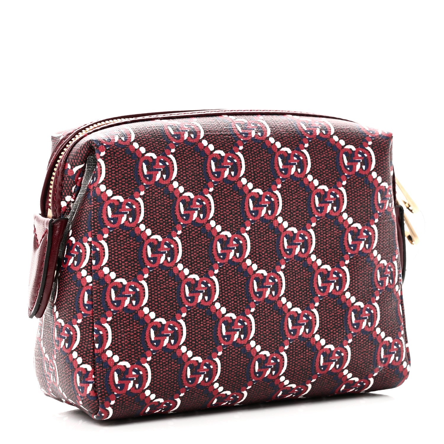 GG Supreme Shadow Toiletry Pouch Rosso Ancora Red