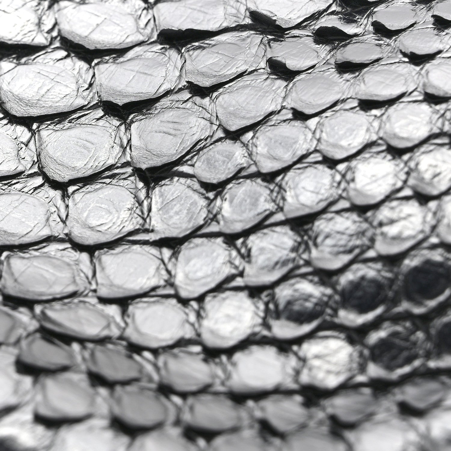Snakeskin Waist Bag Black