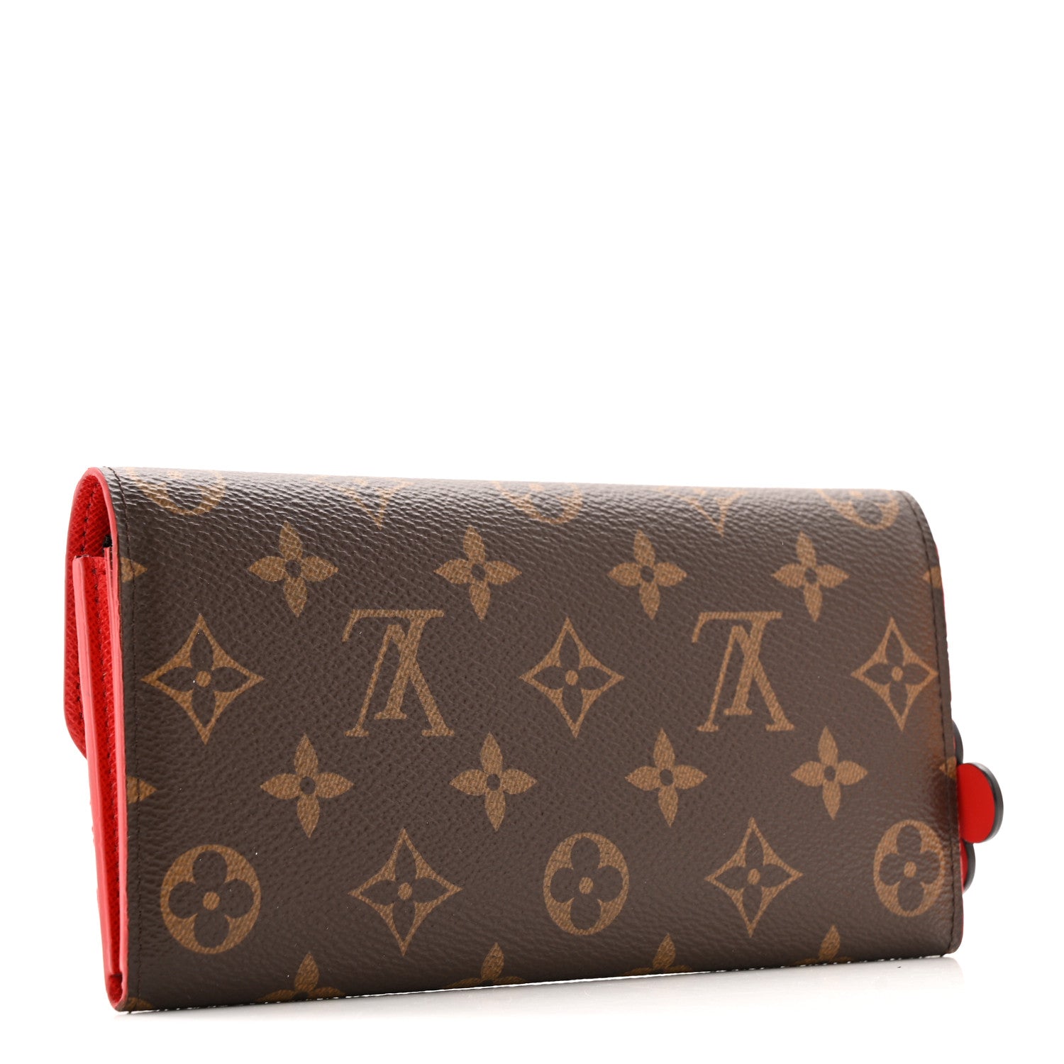 Monogram Bloom Flower Emilie Wallet Coquelicot