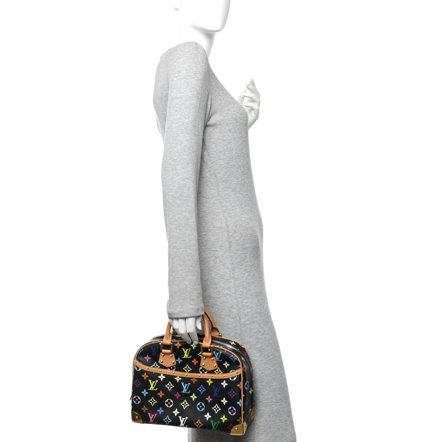 Monogram Multicolor Trouville Black