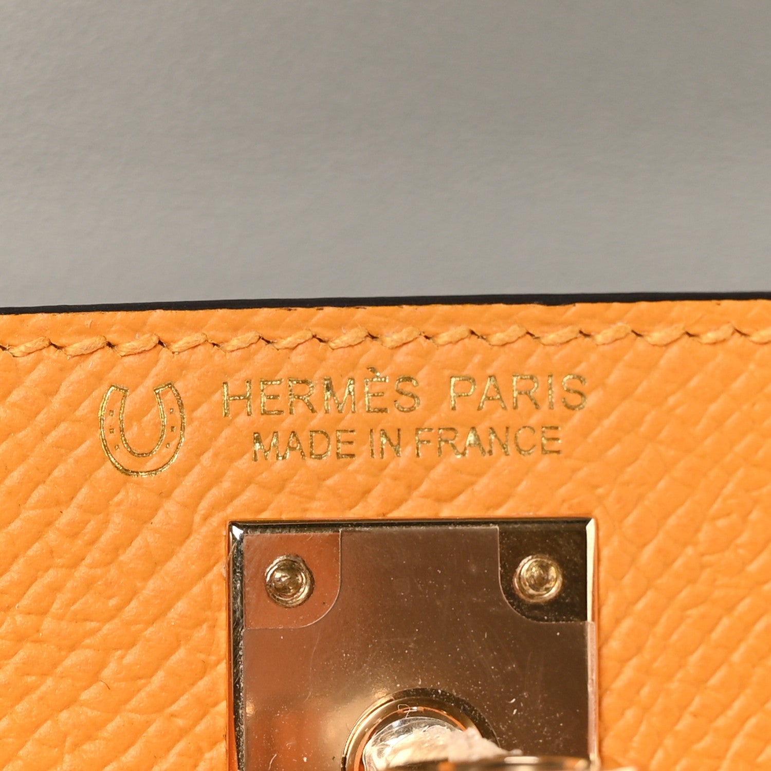 Epsom Horseshoe Mini Kelly Sellier 20 Jaune D'Or Bleu Glacier