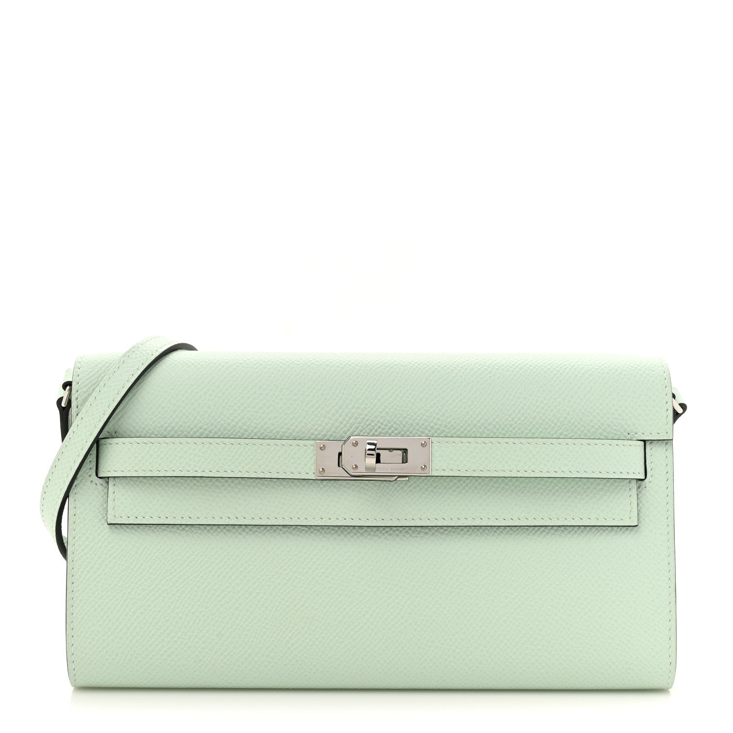 Epsom Kelly Wallet To Go Vert Peppermint