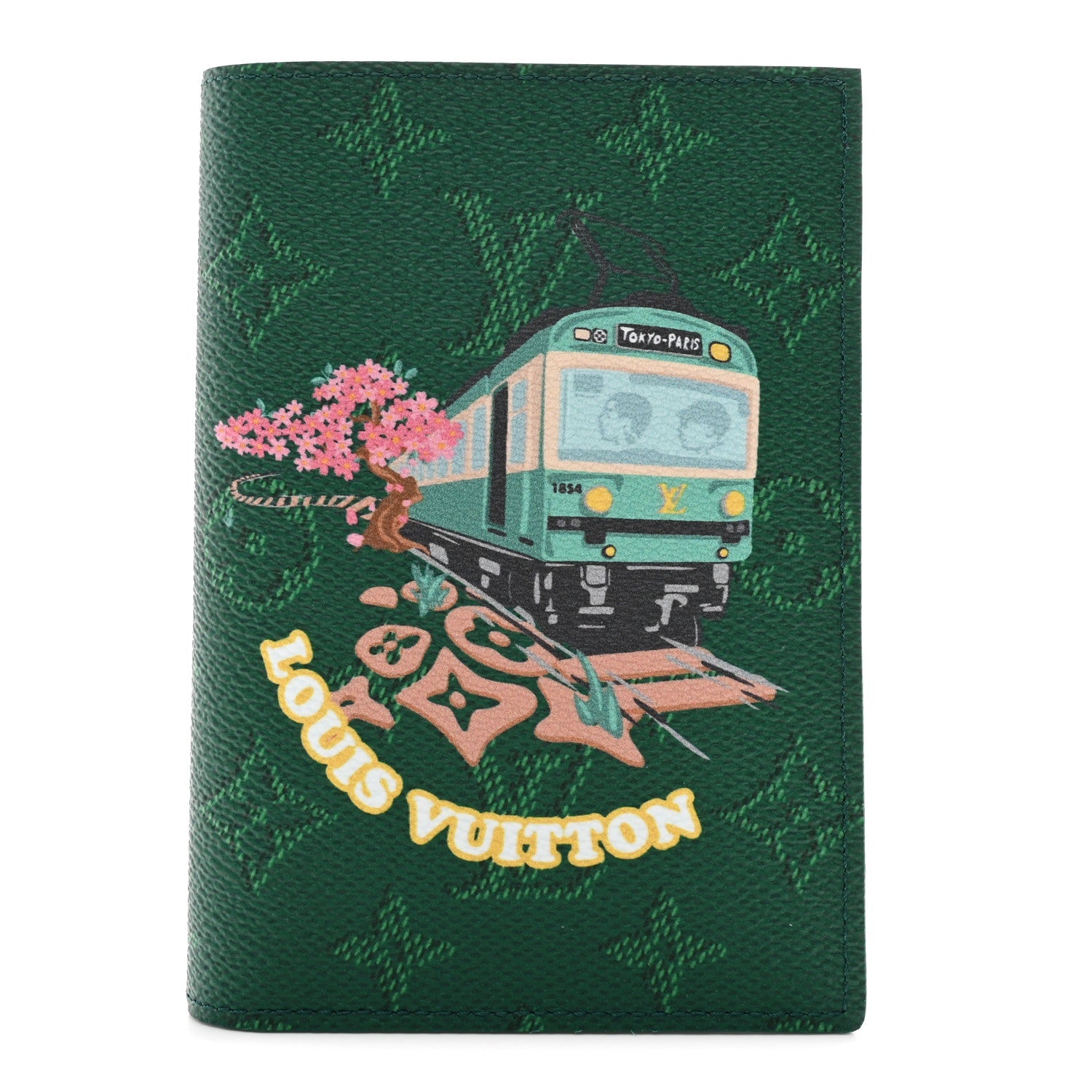 Monogram Paris Tokyo Pocket Organizer Green