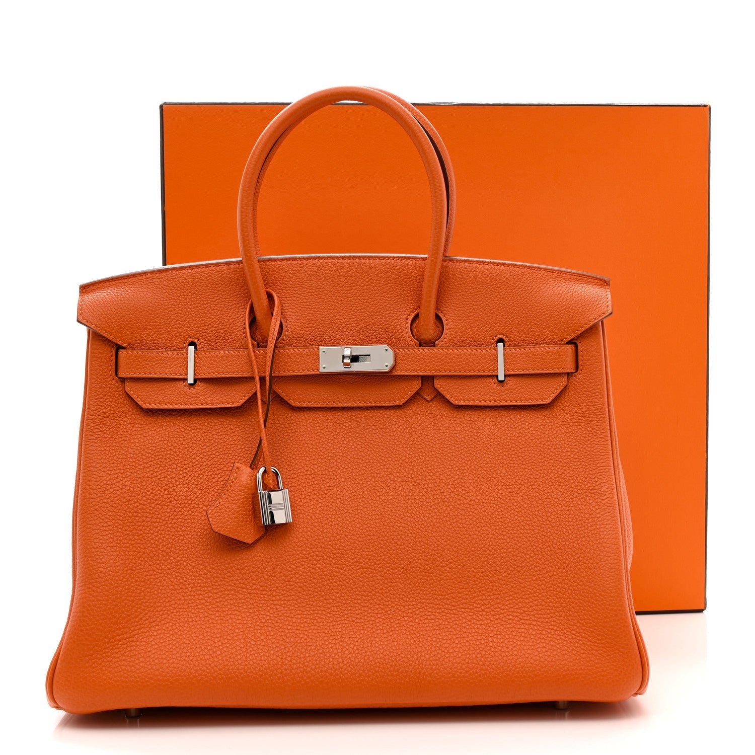 Togo Birkin 35 Orange