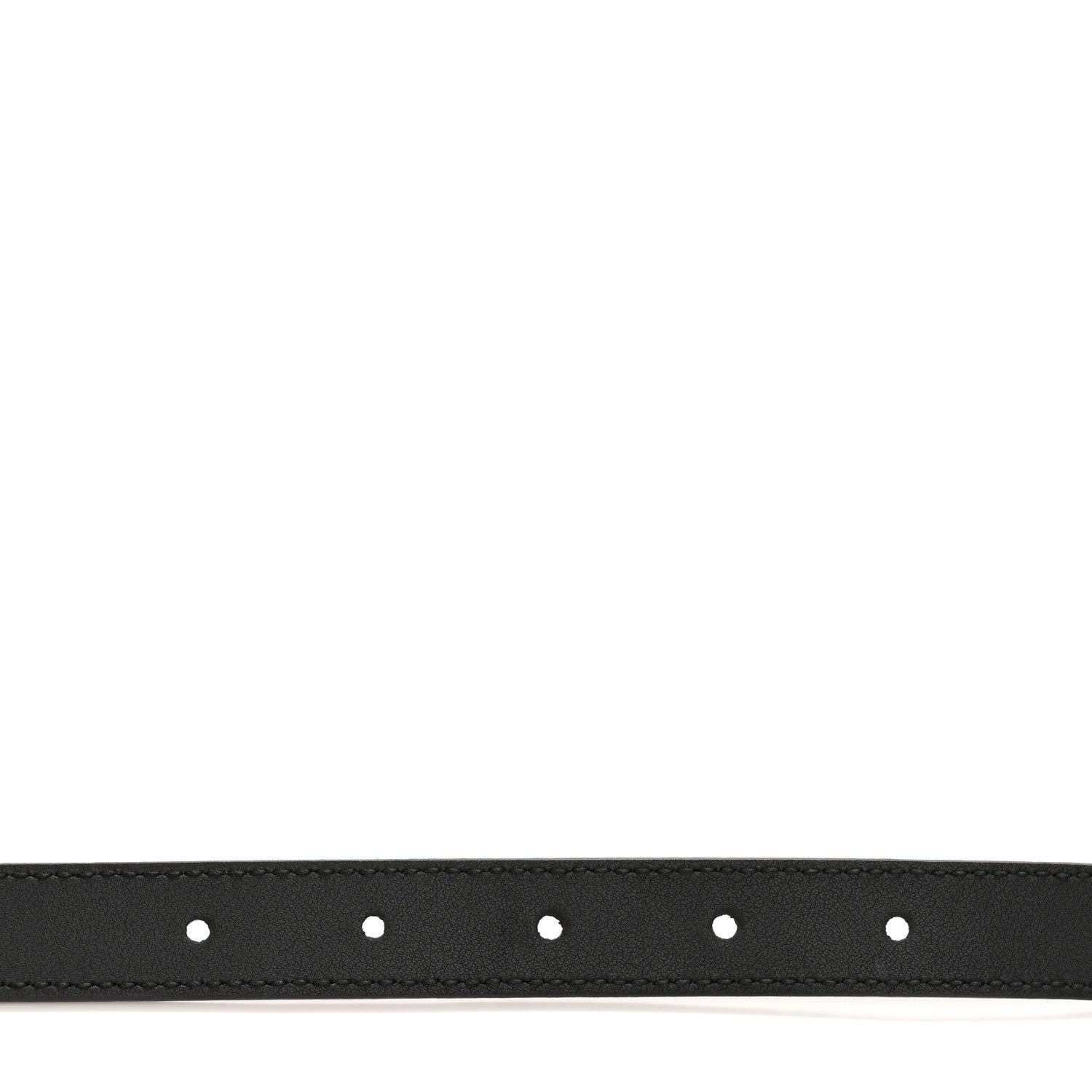 Calfskin Pearl Double G 20mm Belt 85 34 Black Cream
