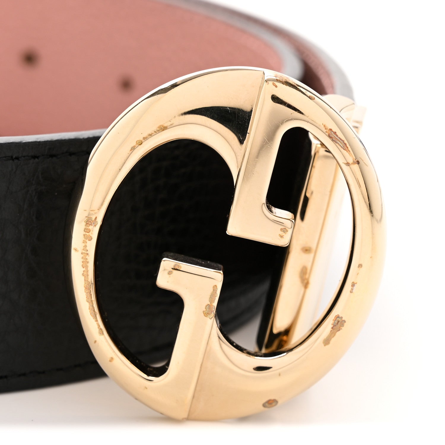 Calfskin 1973 Reversible Belt 90 36 Black Pink
