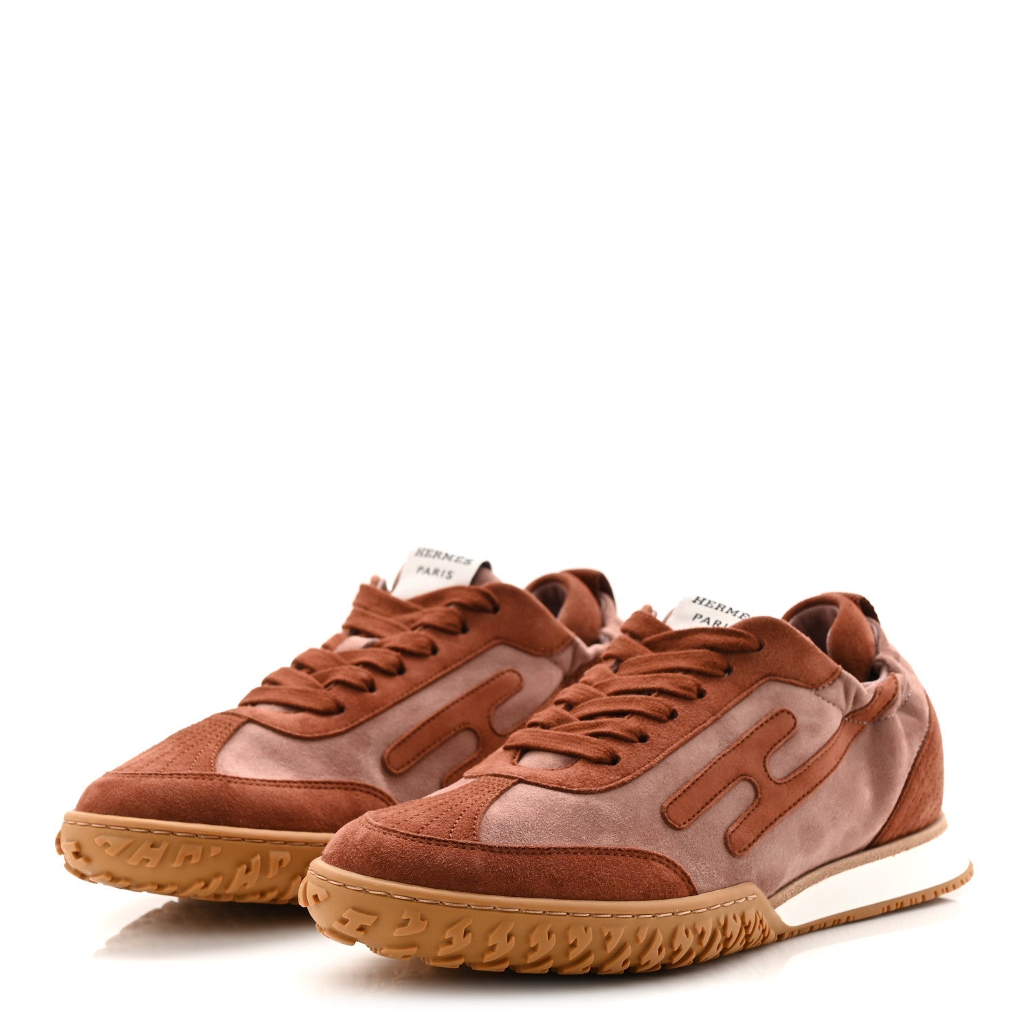 Suede Goatskin Jet Sneakers 36 Rose Antique Rouge Sepia