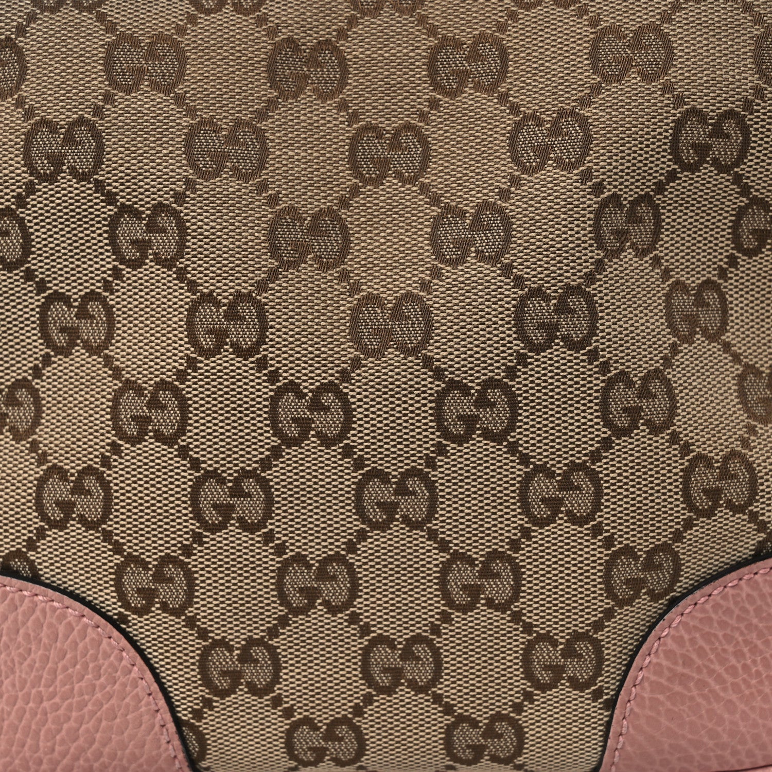 Monogram Mini Bree Messenger Bag Beige Soft Pink