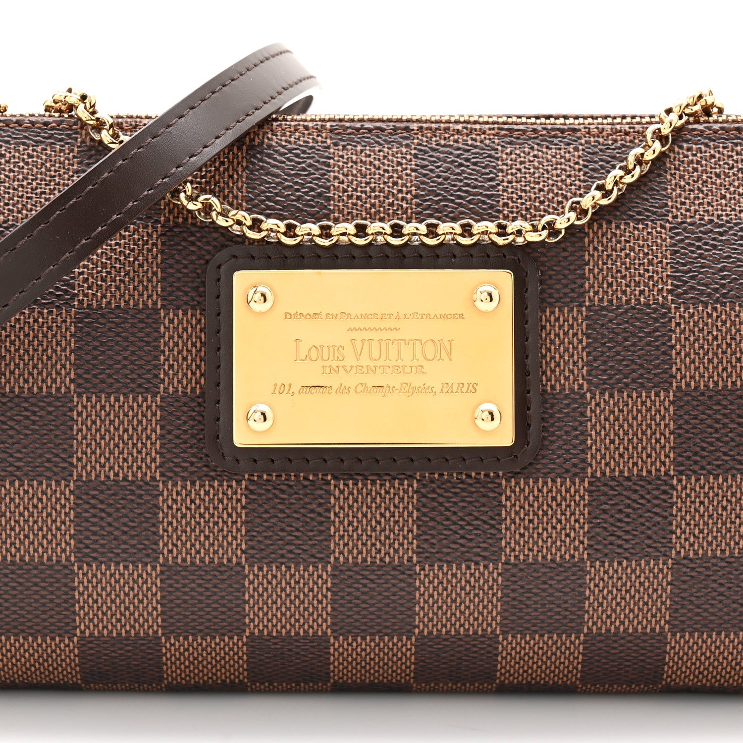 Damier Ebene Eva Clutch
