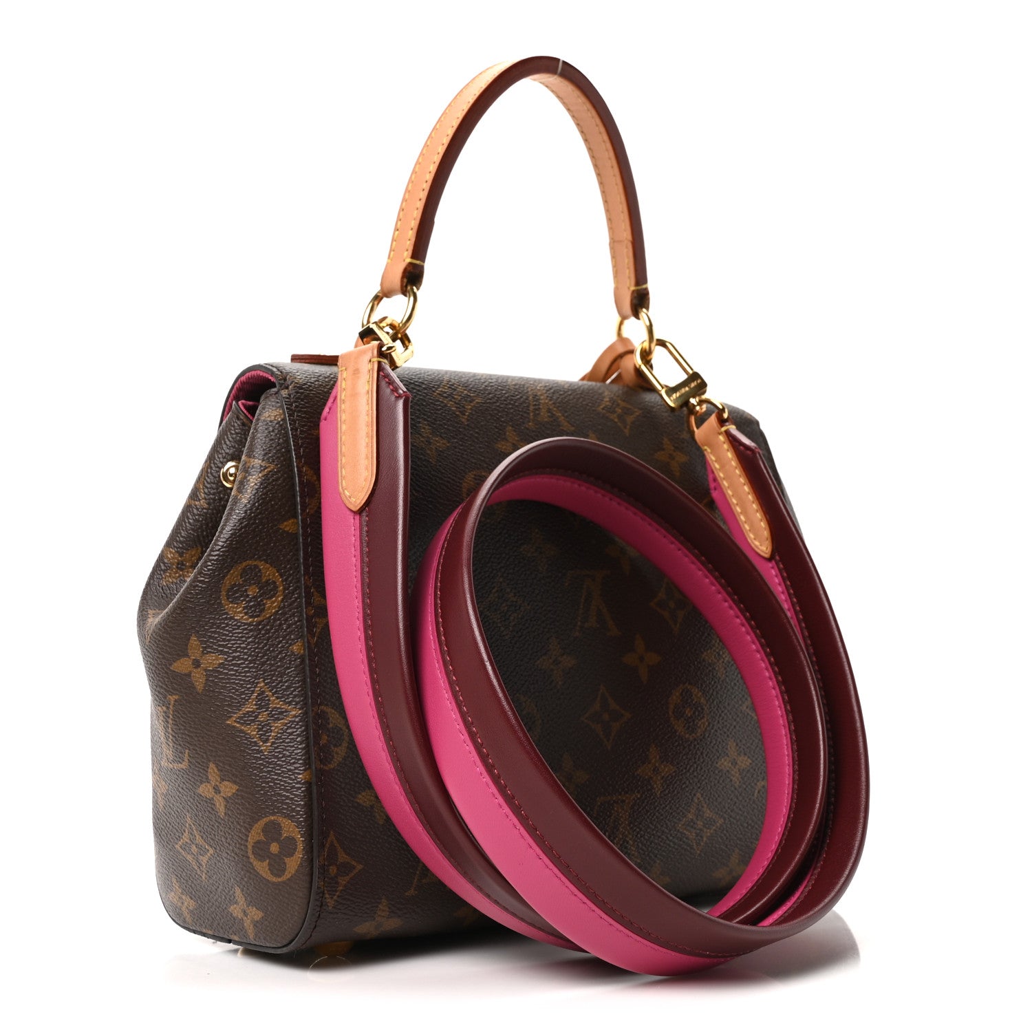 Monogram Cluny BB Bordeaux Fuchsia