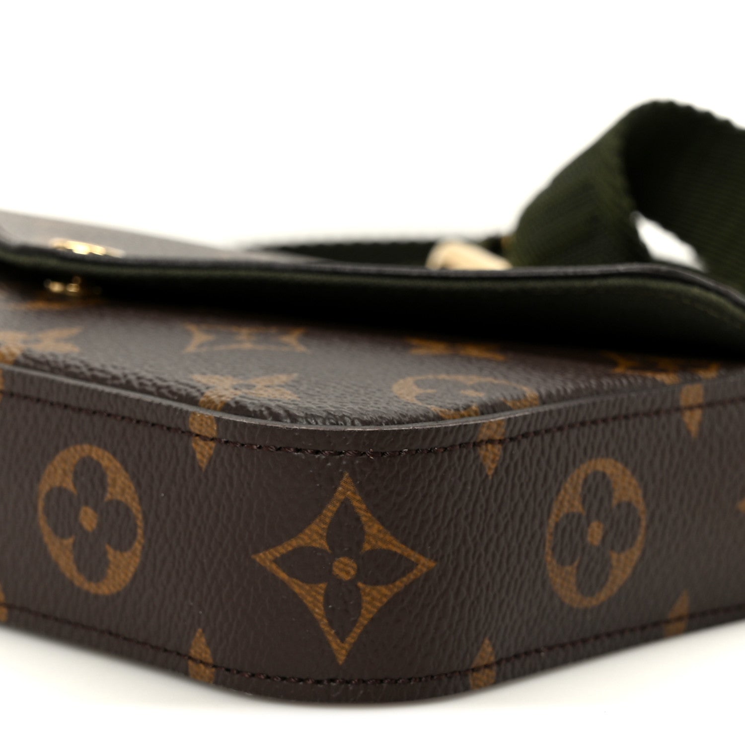 Monogram Felicie Strap & Go Kaki