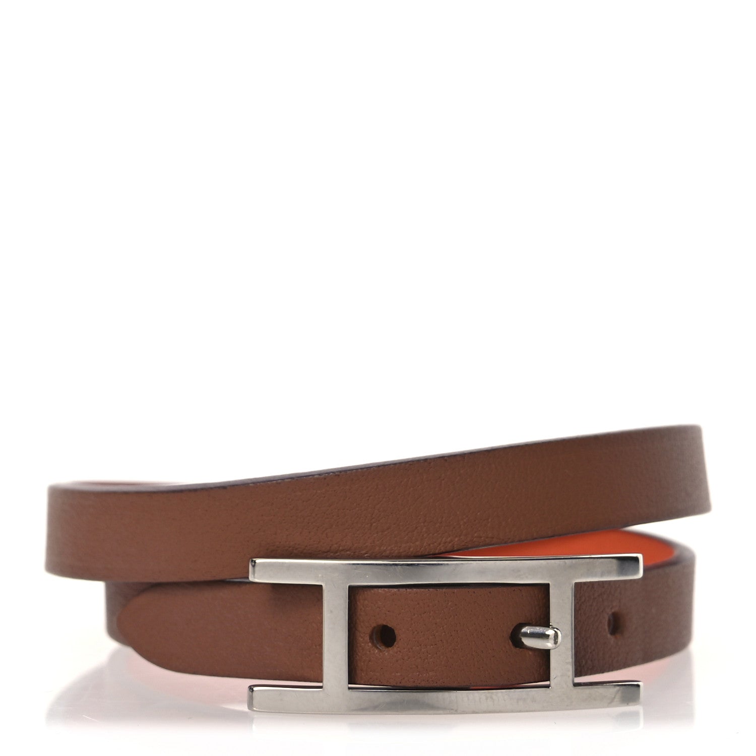 Swift Behapi Double Tour Reversible Bracelet T2 Orange Gold