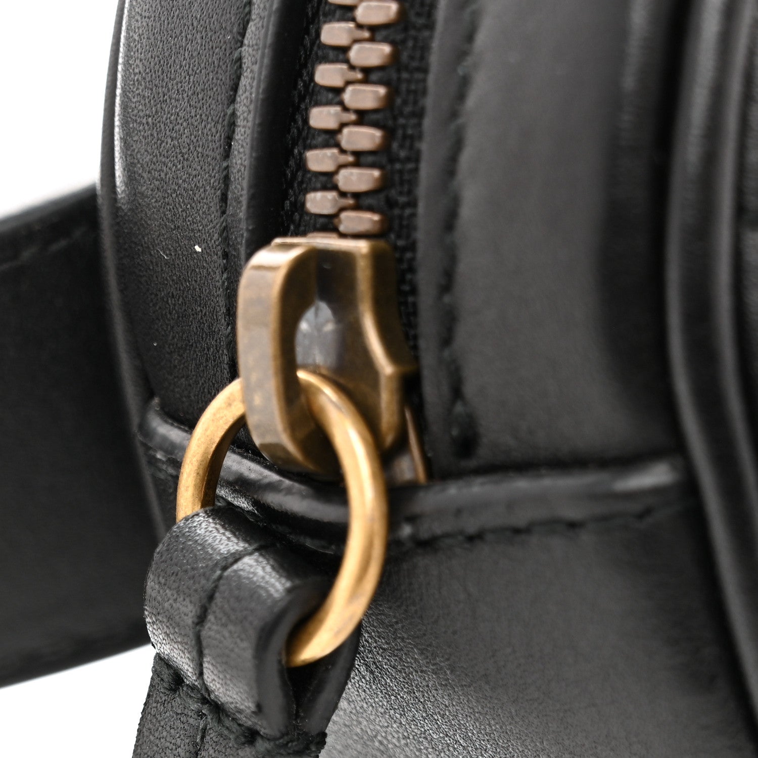 Calfskin Matelasse GG Marmont Belt Bag 85 34 Black