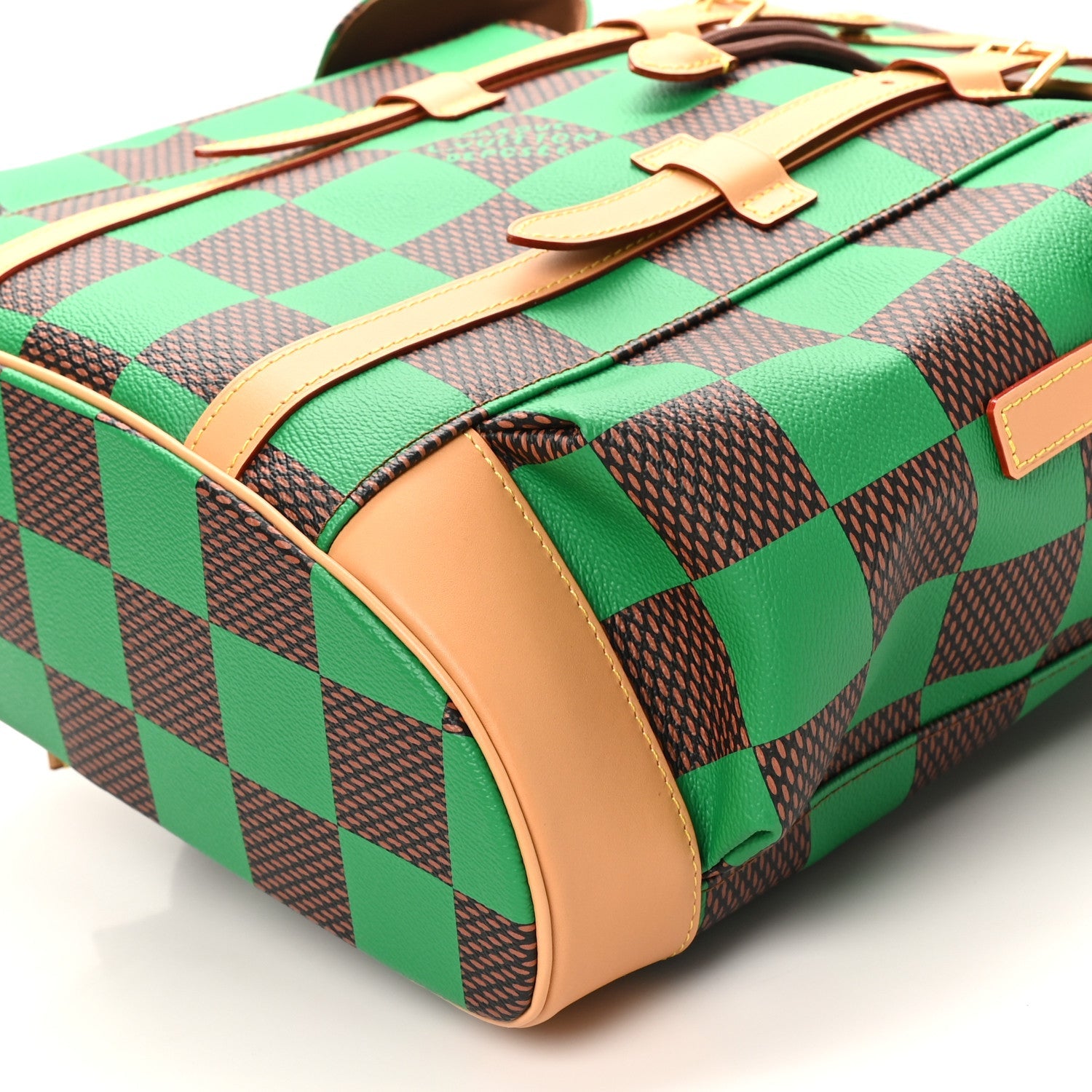 Damier Pop Christopher MM Backpack Green