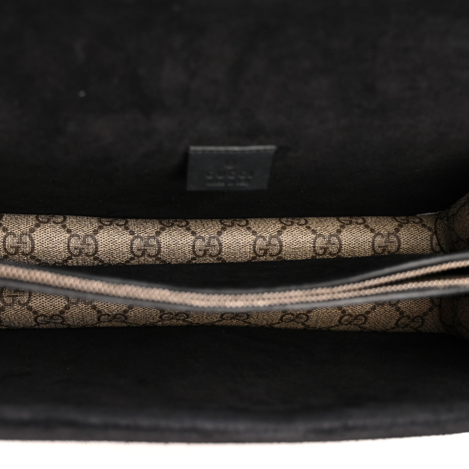 GG Supreme Monogram Small Dionysus Shoulder Bag Black