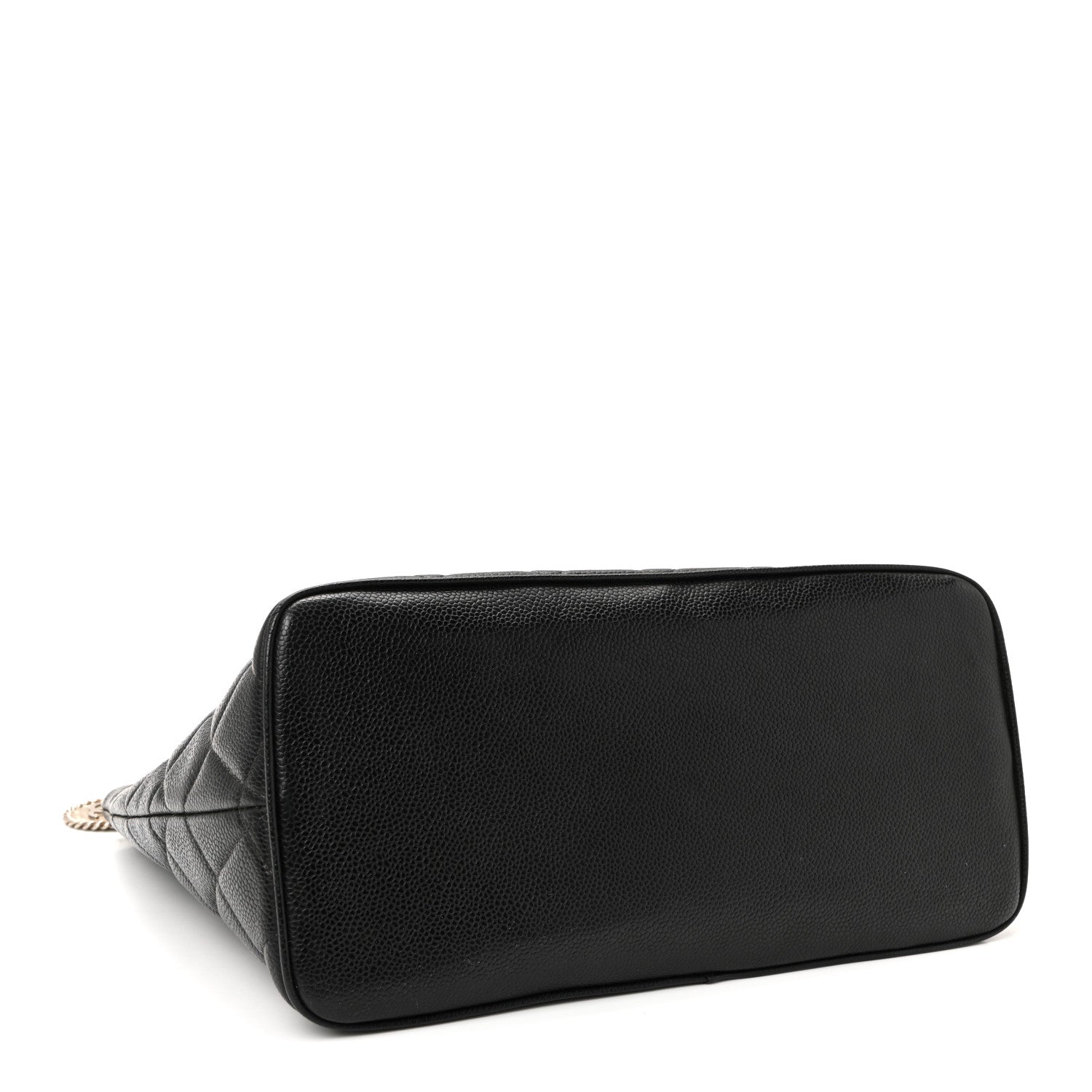 Caviar Quilted Medallion Tote Black