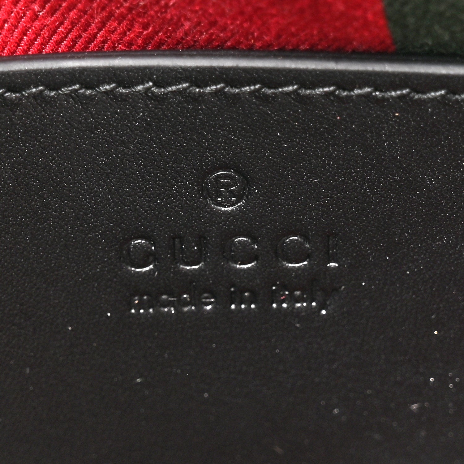 GG Supreme Monogram Textured Calfskin Small Emblem Shoulder Bag Beige Black