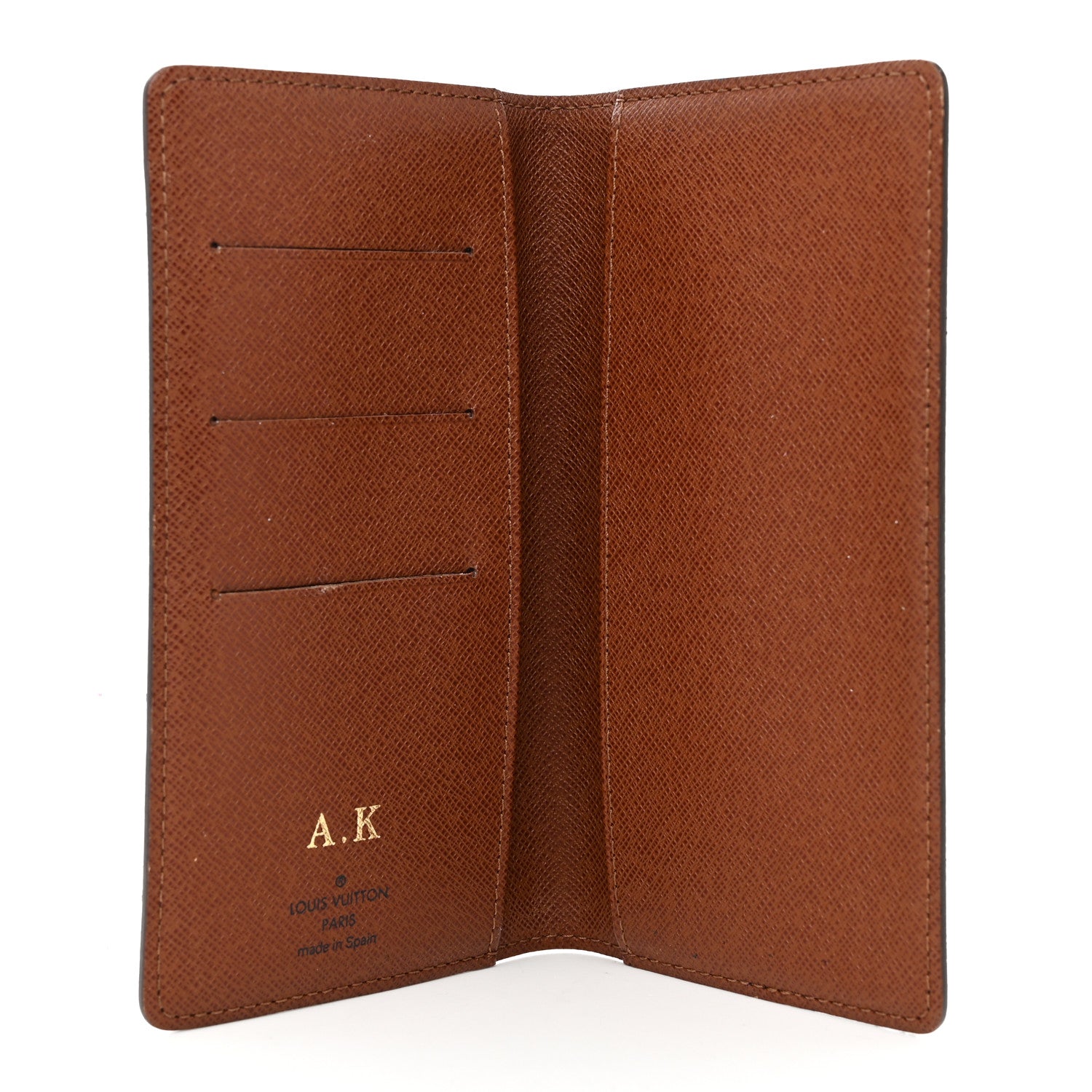 Monogram Pocket Agenda Cover