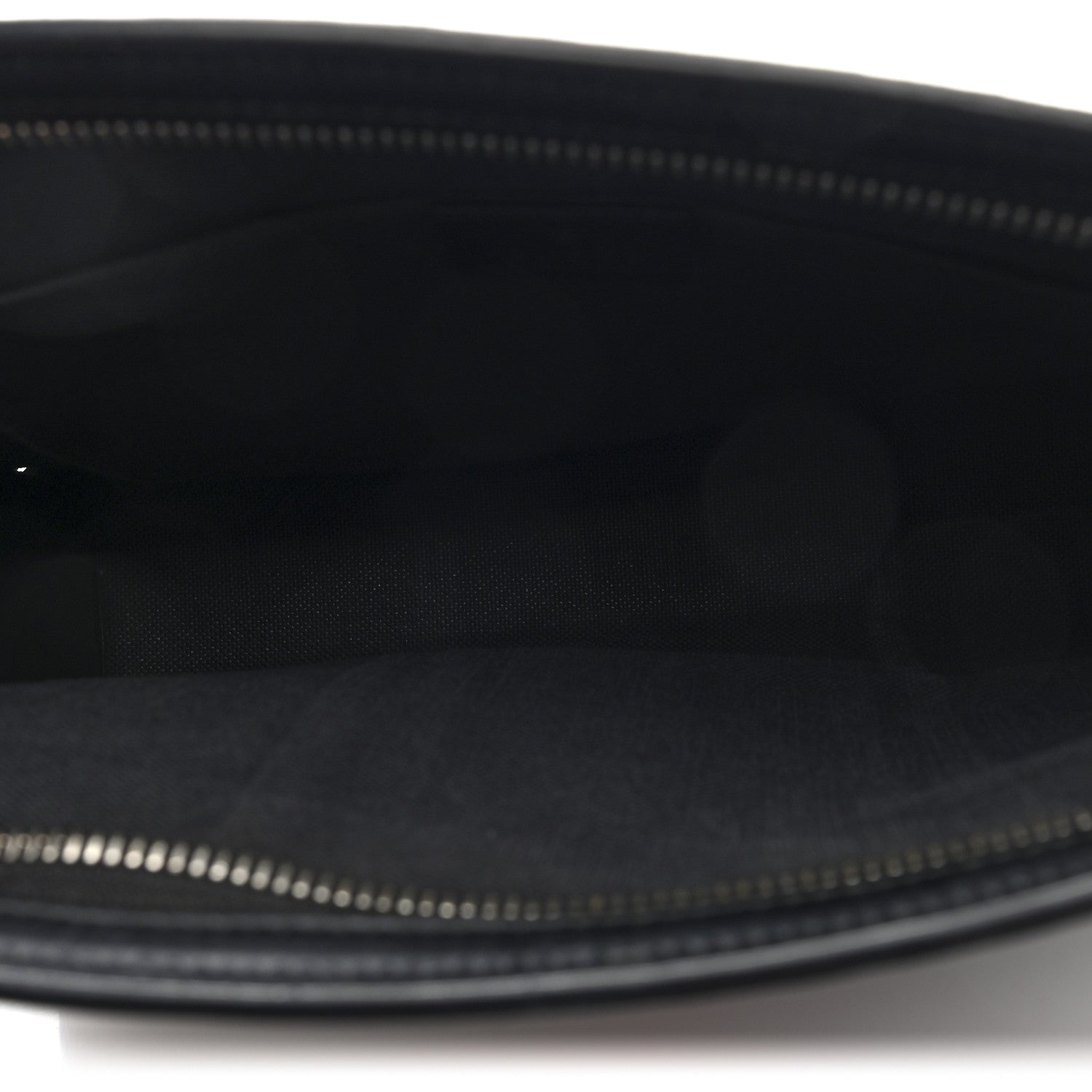 GG Supreme Monogram Selleria Calfskin Web New Web Cosmetic Case Black