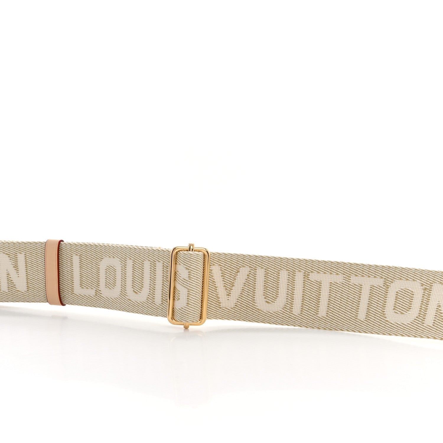 Jacquard High Rise Shoulder Strap Beige