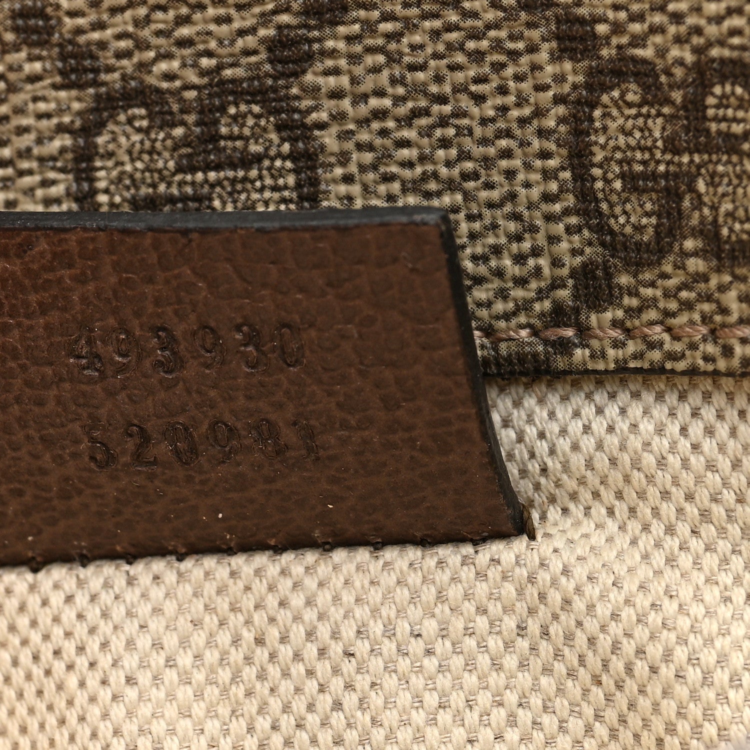 GG Supreme Monogram Neo Vintage Web Belt Bag Brown