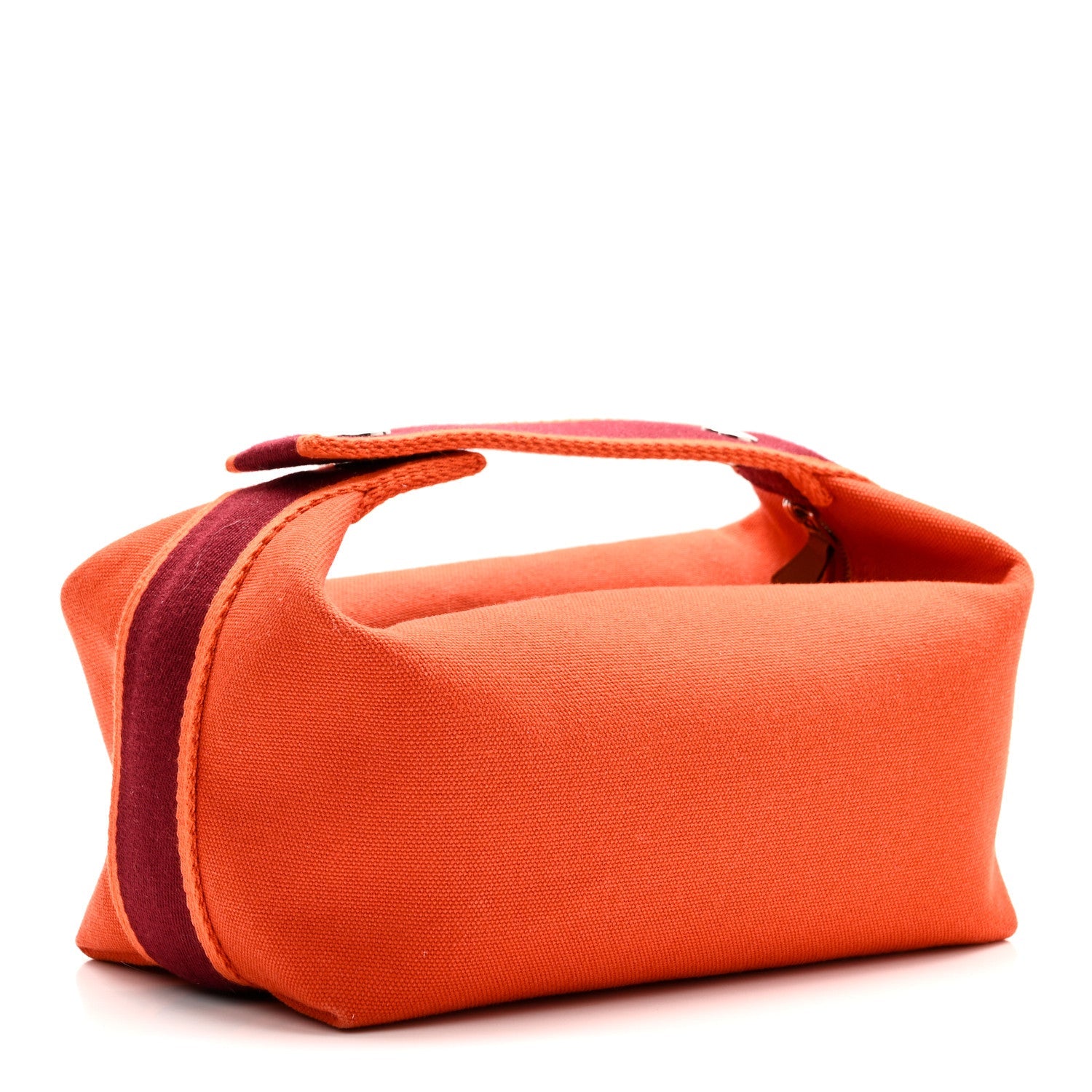 Canvas Small Bride-A-Brac Pouch Orange Burgundy