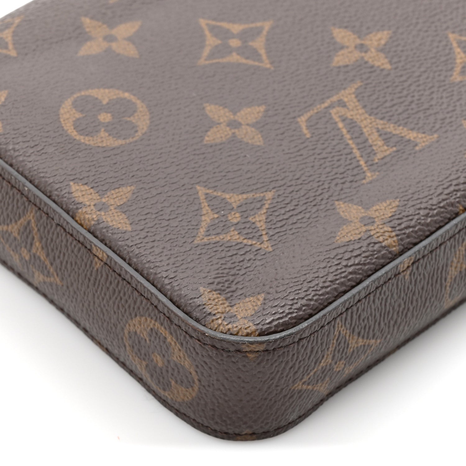 Monogram Pochette Felicie Chain Wallet Fuchsia